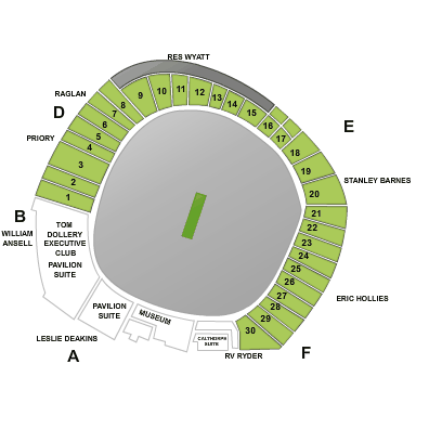 Edgbaston Cricket Ground Seating Plan View