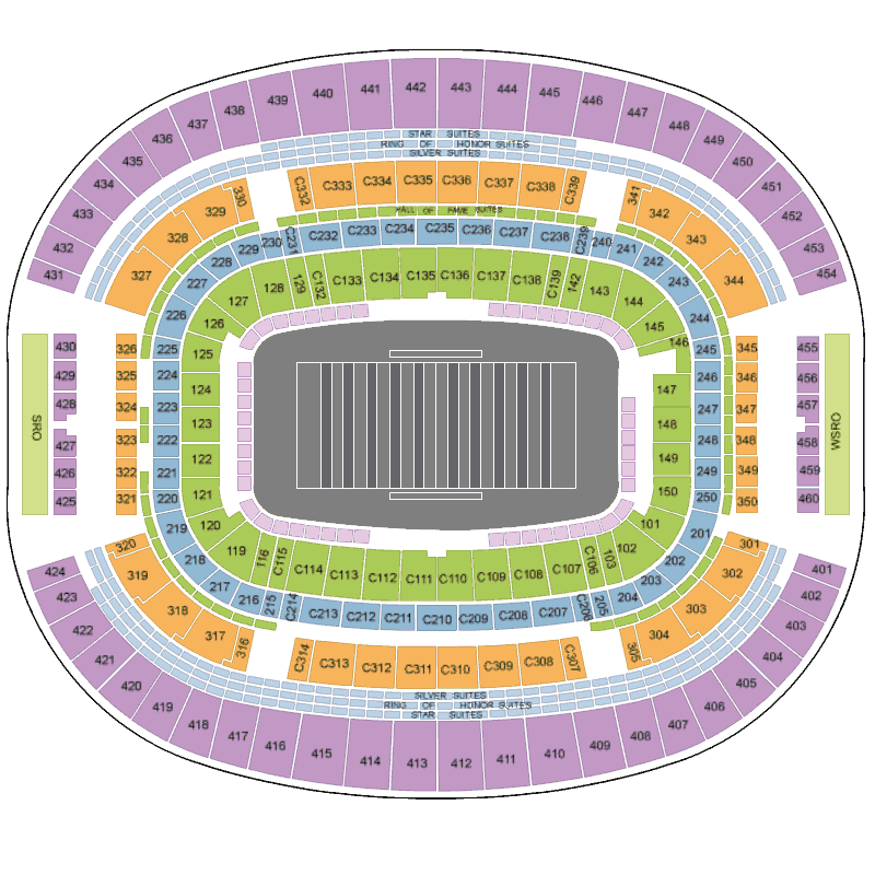 Dallas Cowboys Vs Cincinnati Bengals Atandt Stadium Arlington Tickets