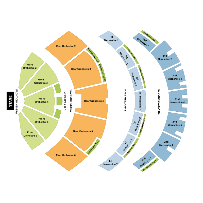 Colosseum Las Vegas Seating Chart