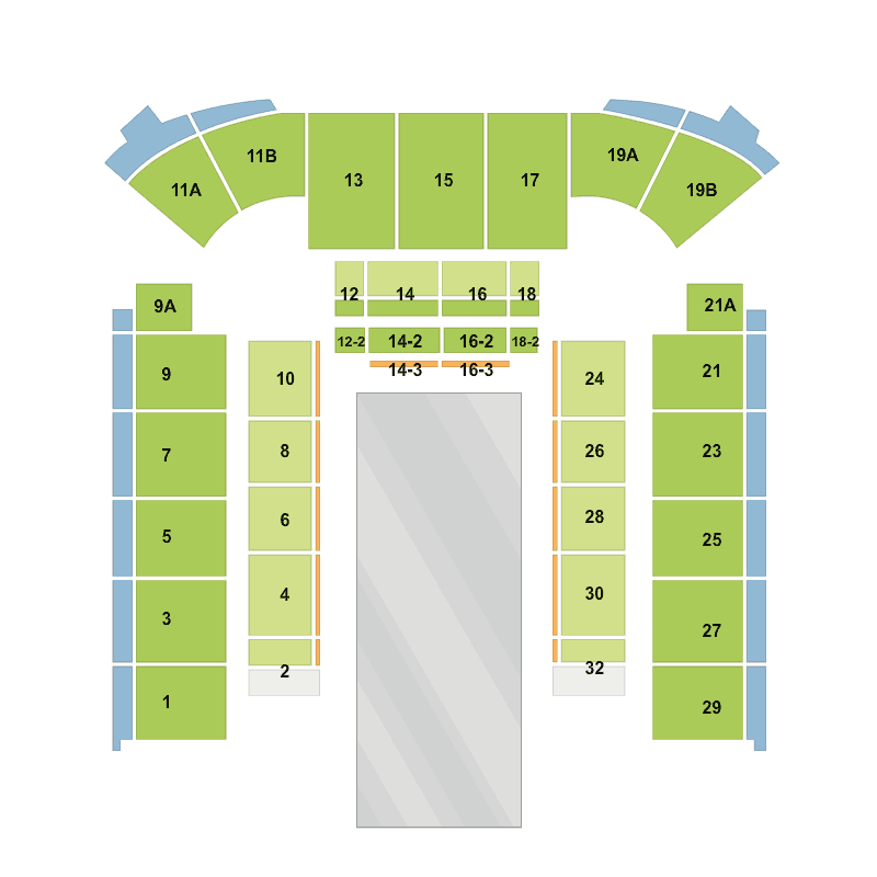 Newcastle Entertainment Centre Seating Map