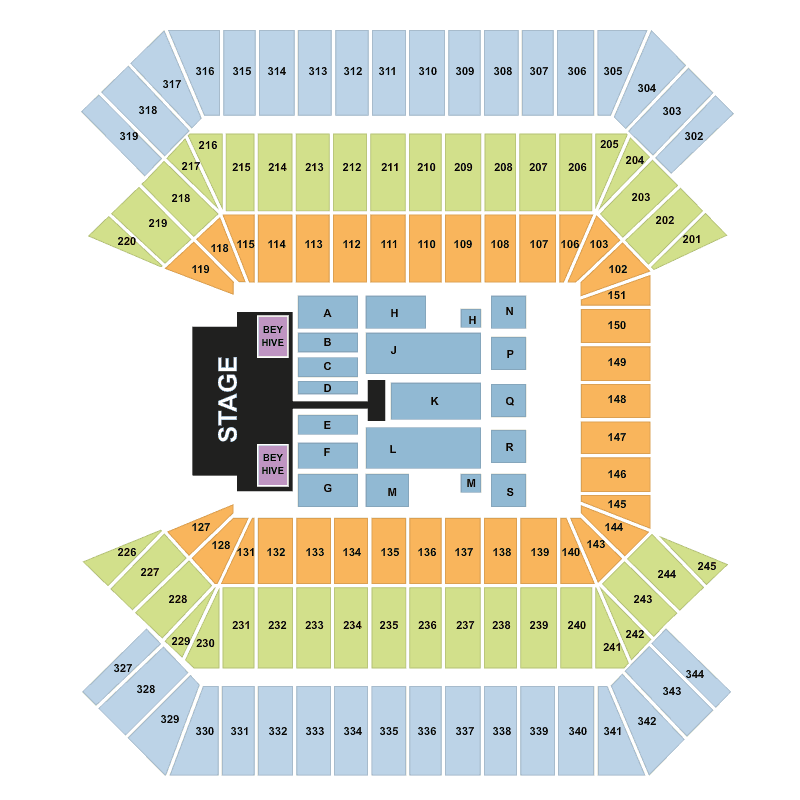 Seating View For Raymond